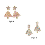 Christmas Tree Earrings for Valentines Day Gifts for Her Graduation Birthday Style A