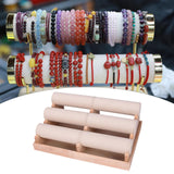 Bracelet Holder Gift Watch Display for Tradeshow Shopping Mall Jewelry Props Beige