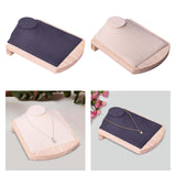 Maxbell Necklace Display Stand Shelf Jewelry Organizer for Showcase Tabletop Bedroom Gray