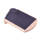 Maxbell Necklace Display Stand Shelf Jewelry Organizer for Showcase Tabletop Bedroom Gray