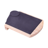 Maxbell Necklace Display Stand Shelf Jewelry Organizer for Showcase Tabletop Bedroom Gray