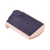 Maxbell Necklace Display Stand Shelf Jewelry Organizer for Showcase Tabletop Bedroom Gray