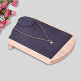 Maxbell Necklace Display Stand Shelf Jewelry Organizer for Showcase Tabletop Bedroom Gray