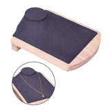 Maxbell Necklace Display Stand Shelf Jewelry Organizer for Showcase Tabletop Bedroom Gray