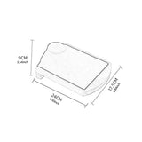 Maxbell Necklace Display Stand Shelf Jewelry Organizer for Showcase Tabletop Bedroom Beige