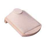 Maxbell Necklace Display Stand Shelf Jewelry Organizer for Showcase Tabletop Bedroom Beige