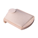 Maxbell Necklace Display Stand Shelf Jewelry Organizer for Showcase Tabletop Bedroom Beige