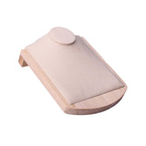 Maxbell Necklace Display Stand Shelf Jewelry Organizer for Showcase Tabletop Bedroom Beige