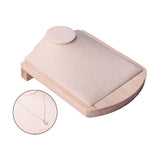 Maxbell Necklace Display Stand Shelf Jewelry Organizer for Showcase Tabletop Bedroom Beige