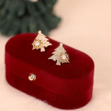 Christmas Earrings Cute Christmas Stud Earrings for Daily Wear Holiday Gifts Gold