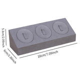 Maxbell Rings Earrings Pendant Stand Display Stand 3 Positions Jewelry Display Stand Gray