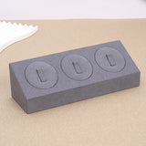 Maxbell Rings Earrings Pendant Stand Display Stand 3 Positions Jewelry Display Stand Gray