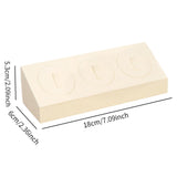 Maxbell Rings Earrings Pendant Stand Display Stand 3 Positions Jewelry Display Stand Beige