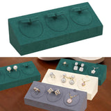 Maxbell Jewelry Display Stand Earrings Display Stand for Live Broadcast Shop Dresser Green