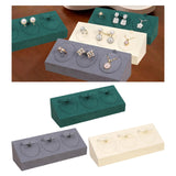 Maxbell Jewelry Display Stand Earrings Display Stand for Live Broadcast Shop Dresser Green