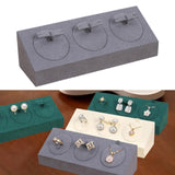 Maxbell Jewelry Display Stand Earrings Display Stand for Live Broadcast Shop Dresser Gray
