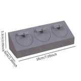 Maxbell Jewelry Display Stand Earrings Display Stand for Live Broadcast Shop Dresser Gray