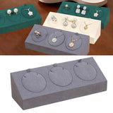 Maxbell Pendant Display Stand 3 Positions Jewelry Display Stand for Home Use Selling Gray