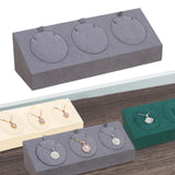 Maxbell Pendant Display Stand 3 Positions Jewelry Display Stand for Home Use Selling Gray