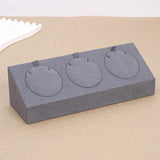 Maxbell Pendant Display Stand 3 Positions Jewelry Display Stand for Home Use Selling Gray