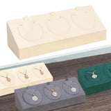 Maxbell Pendant Display Stand 3 Positions Jewelry Display Stand for Home Use Selling Beige