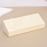 Maxbell Pendant Display Stand 3 Positions Jewelry Display Stand for Home Use Selling Beige