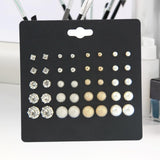 Maxbell Earrings Set 20 Pairs Elegant for Women for Engagement Graduation Daily Wear
