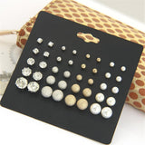 Maxbell Earrings Set 20 Pairs Elegant for Women for Engagement Graduation Daily Wear