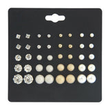 Maxbell Earrings Set 20 Pairs Elegant for Women for Engagement Graduation Daily Wear