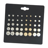 Maxbell Earrings Set 20 Pairs Elegant for Women for Engagement Graduation Daily Wear