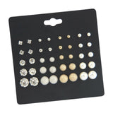 Maxbell Earrings Set 20 Pairs Elegant for Women for Engagement Graduation Daily Wear