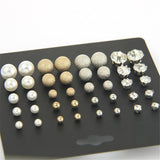 Maxbell Earrings Set 20 Pairs Elegant for Women for Engagement Graduation Daily Wear