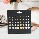 Maxbell Earrings Set 20 Pairs Elegant for Women for Engagement Graduation Daily Wear