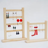 Wood Earring Display Stand Jewelry Organizer for Jewelry Store Shopping Mall