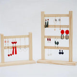 Wood Earring Display Stand Jewelry Organizer for Jewelry Store Shopping Mall