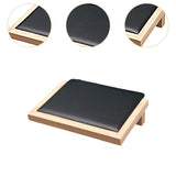 Bamboo Jewelry Display Tray Display Stand Crafts for Countertop Desktop Show Small Black