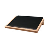 Bamboo Jewelry Display Tray Display Stand Crafts for Countertop Desktop Show Large Black