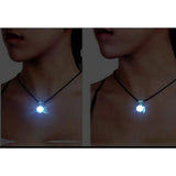 Maxbell Glow in The Dark Necklace Costume Decor for Girlfriend Boyfriend Dad Couples
