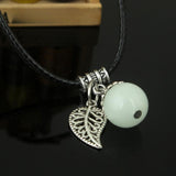 Maxbell Glow in The Dark Necklace Costume Decor for Girlfriend Boyfriend Dad Couples
