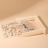 Acrylic Earring Holder Desk Jewelry Storage Rack for Rings Necklace Earrings