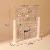 Acrylic Earring Holder Desk Jewelry Storage Rack for Rings Necklace Earrings