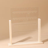 Acrylic Earring Holder Desk Jewelry Storage Rack for Rings Necklace Earrings