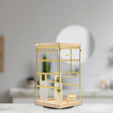Maxbell Rotating Jewelry Organizer Stand Jewelry Holder Organizer for Bracelets Home Gold