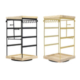 Maxbell Rotating Jewelry Organizer Stand Jewelry Holder Organizer for Bracelets Home Gold
