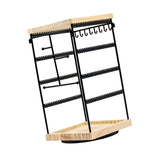 Maxbell Rotating Jewelry Organizer Stand Jewelry Holder Organizer for Bracelets Home Black
