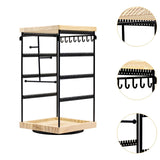 Maxbell Rotating Jewelry Organizer Stand Jewelry Holder Organizer for Bracelets Home Black