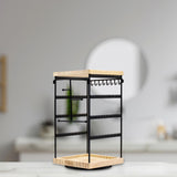 Maxbell Rotating Jewelry Organizer Stand Jewelry Holder Organizer for Bracelets Home Black