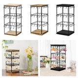 Maxbell Jewelry Organizer Stand Earring Display Stand Holder for Earring Cards Shows Wood Color