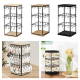 Maxbell Jewelry Organizer Stand Earring Display Stand Holder for Earring Cards Shows Wood Color