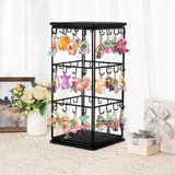 Maxbell Jewelry Organizer Stand Earring Display Stand Holder for Earring Cards Shows Black